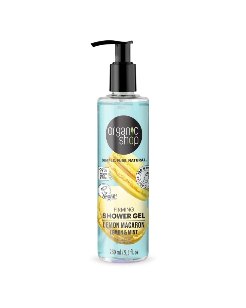 Organic Shop Lemon Macaron Shower Gel