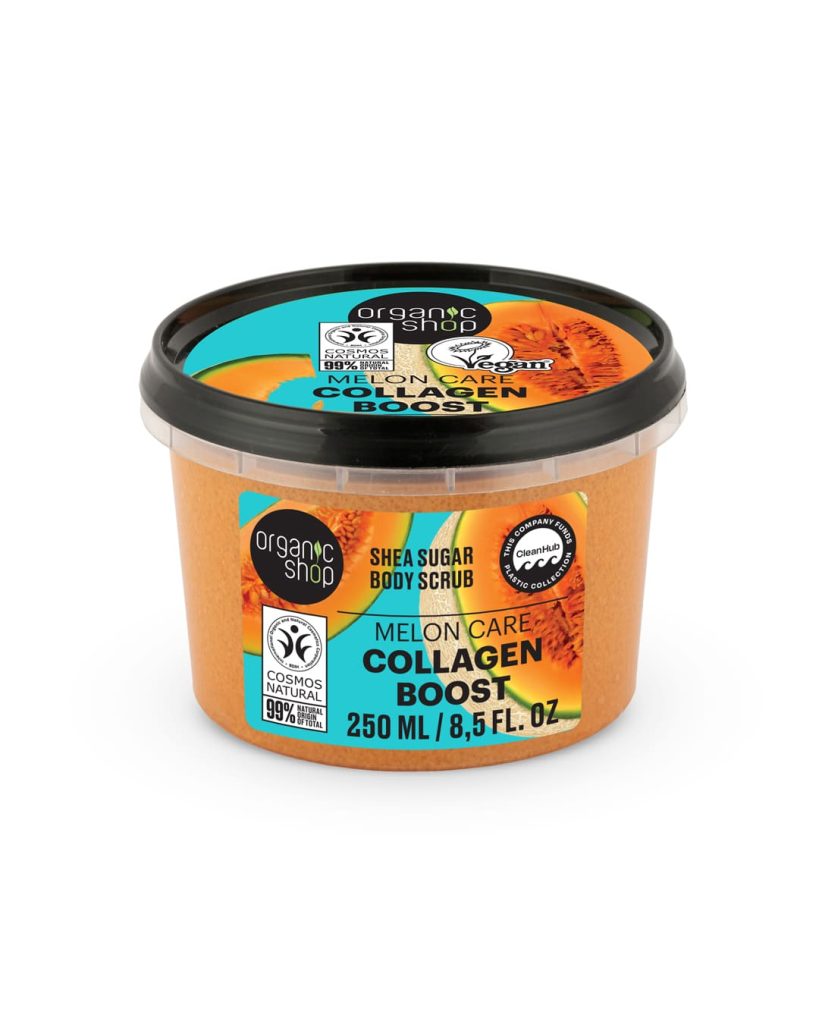 Organic Shop Collagen Boost Melon Scrub