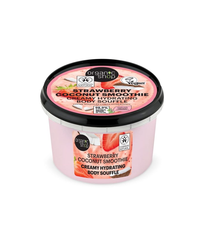 Organic Shop Strawberry Coconut Smoothie Body Soufflè