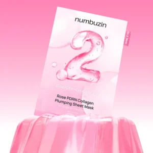 Numbuzin No.2 Rose PDRN Collagen Plumping Sheet Mask
