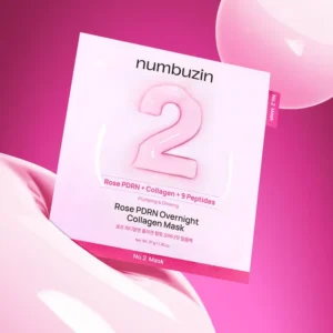 Numbuzin No. 2 Rose PDRN Overnight Collagen Mask