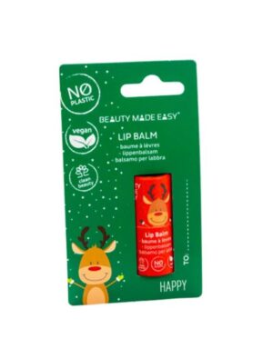 Beauty Made Easy Paper Tube Lip Balm Happy