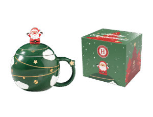 Tazza Ball Mug Babbo Natale Verde 350 ml
