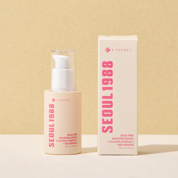 K-Secret Seoul 1988 Boosting Serum: Collagen Complex 7 + Red Ginseng