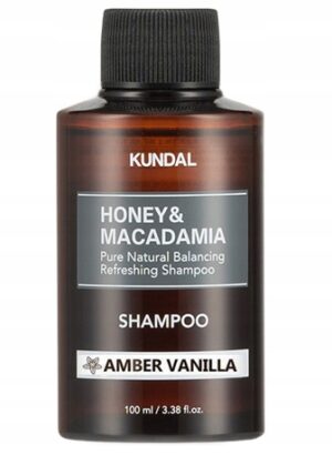 Kundal Honey & Macadamia Nature Shampoo Amber Vanilla TRAVEL SIZE
